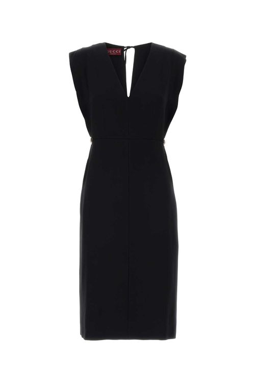 Black Crepe Dress