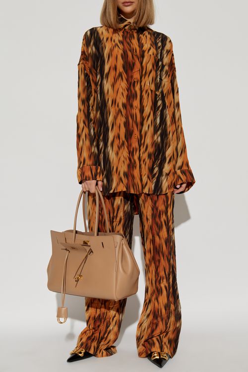 Silk Shirt, Women's, Orange