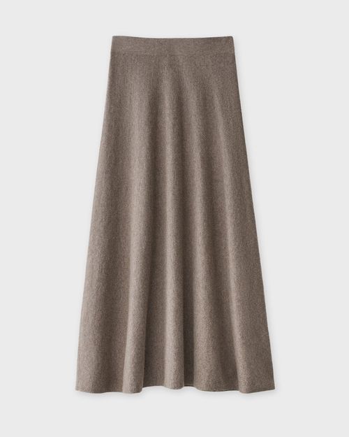 Lisa Yang Skirt Torie Cashmere Brown