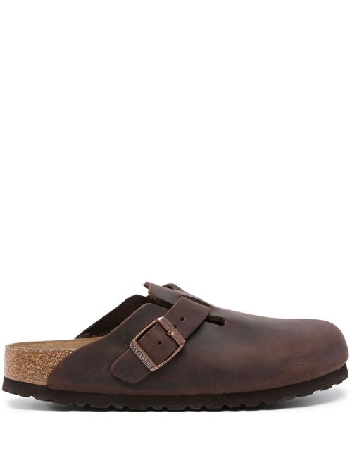 Boston leather mules - Brown