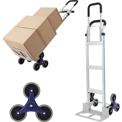 Garvee Hand Truck 650 Lbs Capacity with Strong & Lightweight Construction, Large Weight Capacity, and Triangle Wheel Stair Climber