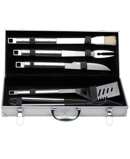 Essentials Collection Cubo 6-Pc. Bbq Set - Stainless Steel