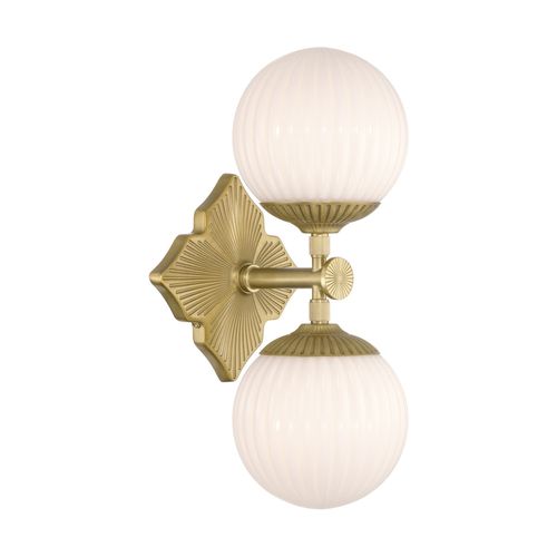 Aged Brass Wall Sconce from the Orly Collection