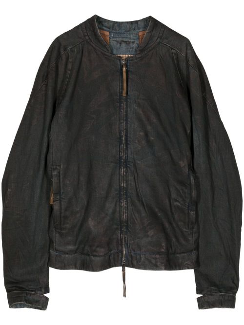 Denim bomber jacket - Black
