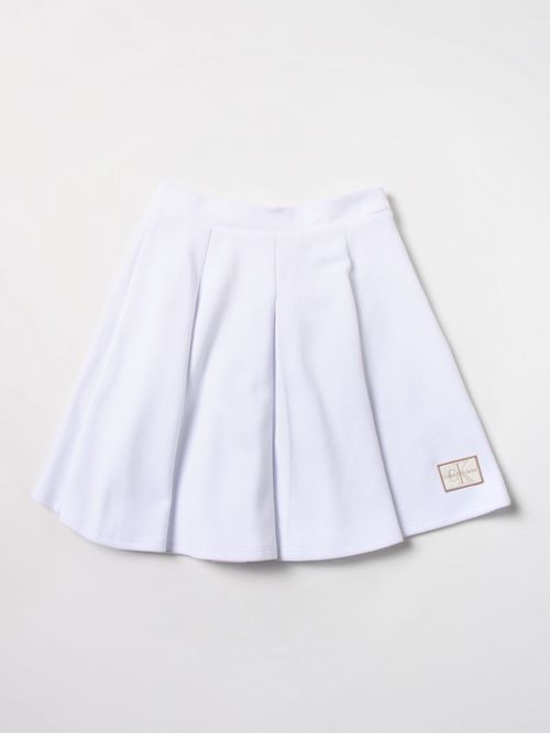 Skirt Kids color White