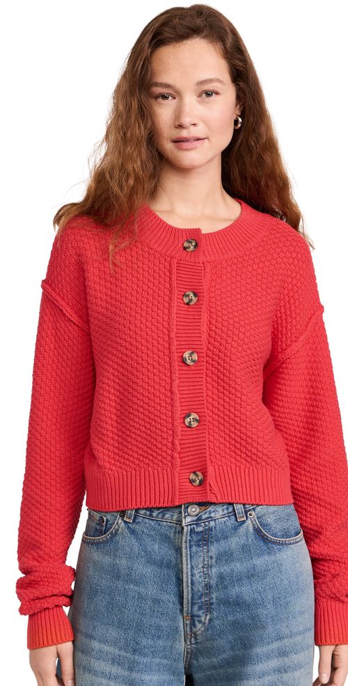 Lila Cardigan Heart Eyes