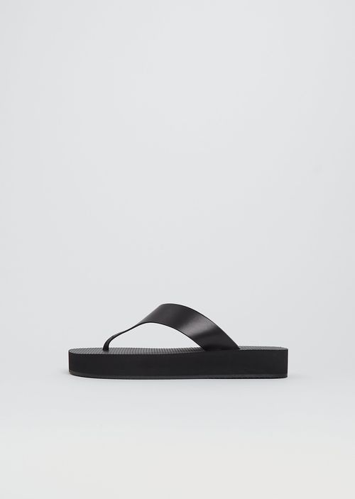 The Row Dune Flatform Ginza Sandal Black