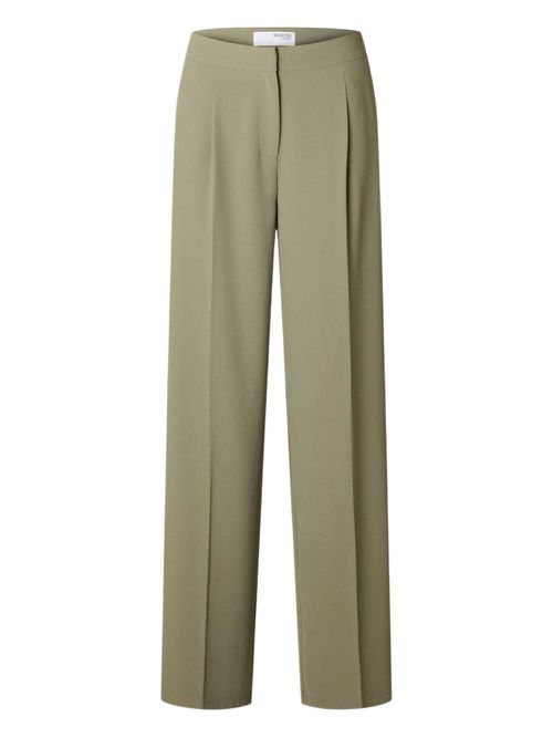 Selected Femme pleated trousers - Green