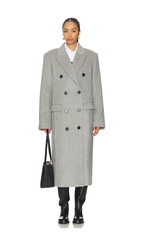 Lovers and Friends Evie Coat in Grey Multi. M also in L, S, XL