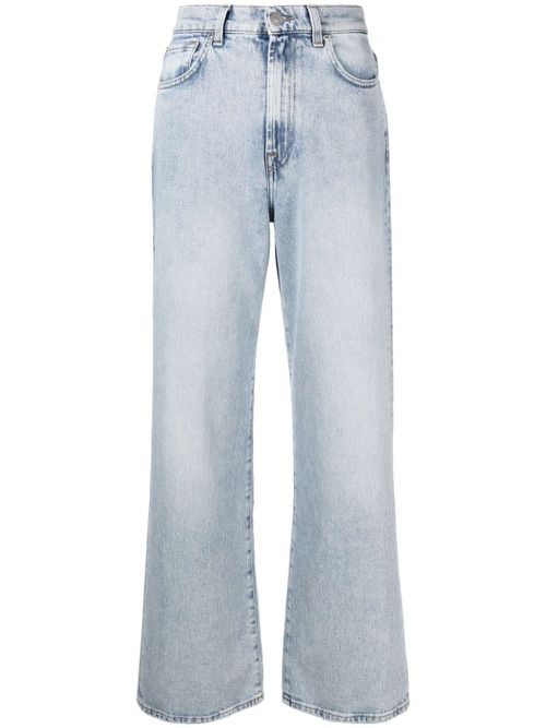 X Chiara Biasi Arctic mid-rise straight jeans - Blue