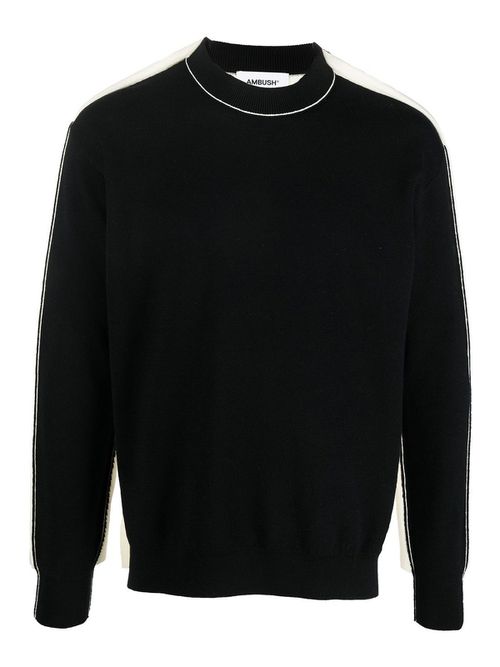 Wool blend knitted jumper