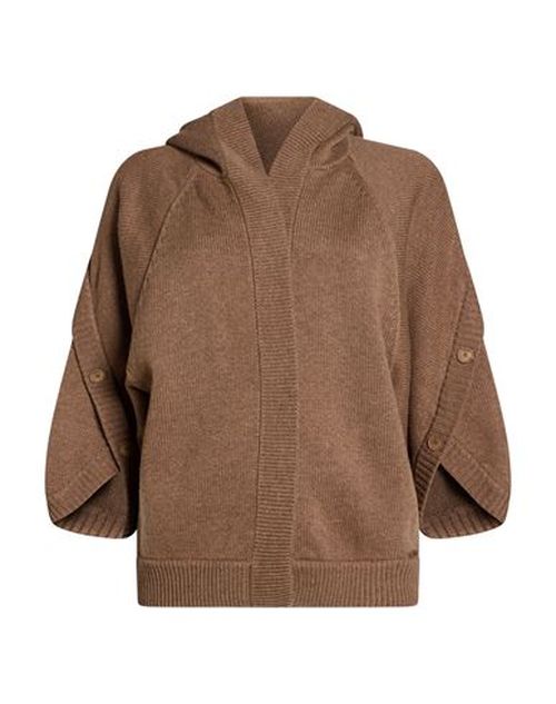 Woman Cardigan Light brown Size M Wool, Cashmere