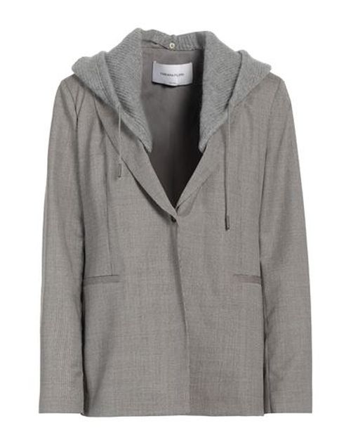 Woman Blazer Grey Size 14 Virgin Wool