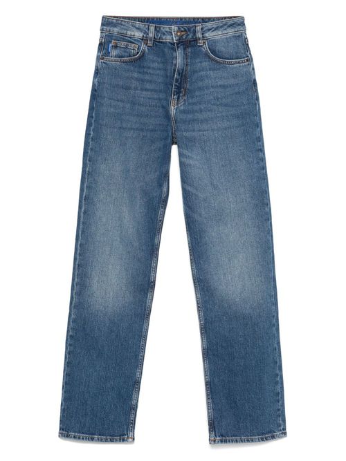 HUGO logo-patch jeans - Blue
