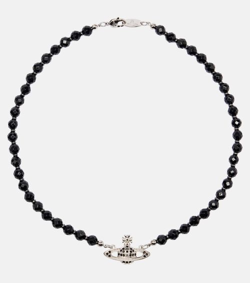 Vivienne Westwood Messaline embellished choker