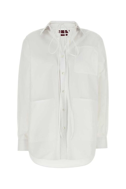 Poplin Cotton Shirt — White