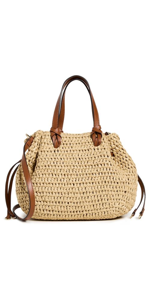 Gio Raffia Crossbody Bag Natural One Size
