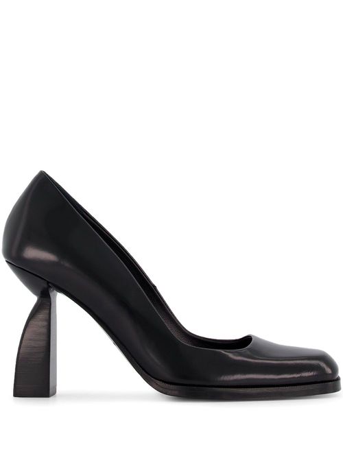 Angel N 90mm leather pumps - Black