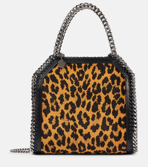 Falabella Mini leopard-print tote bag