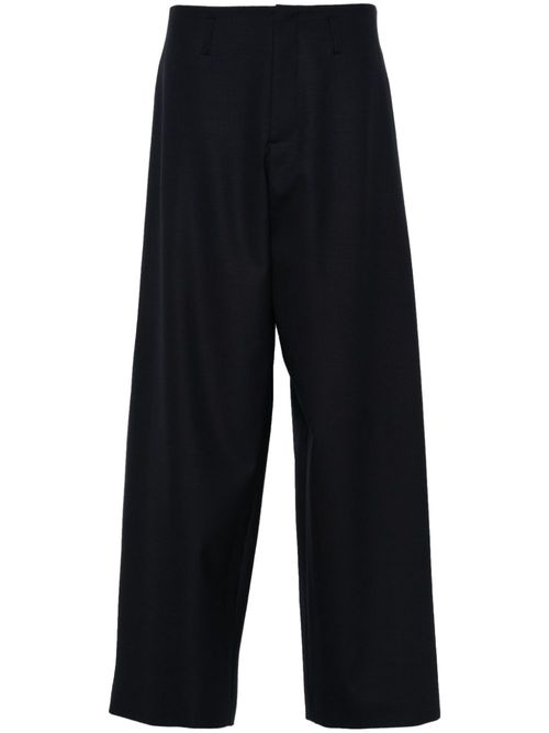 Low-rise palazzo pants - Blue