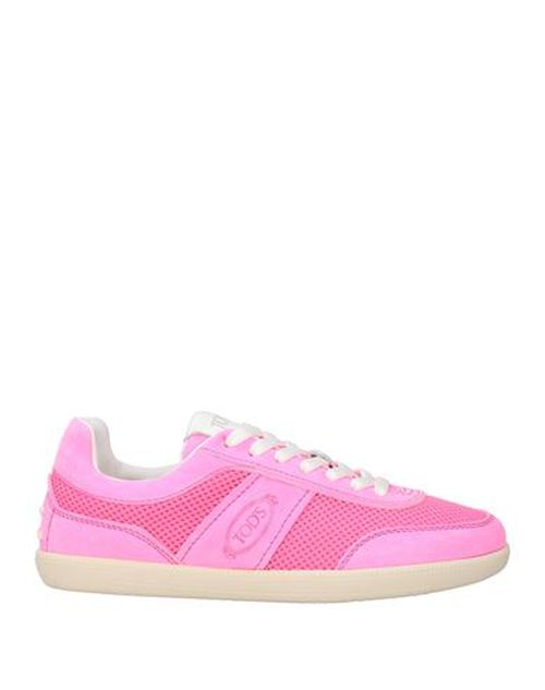 Tod's Woman Sneakers Pink Size 11 Leather, Textile fibers