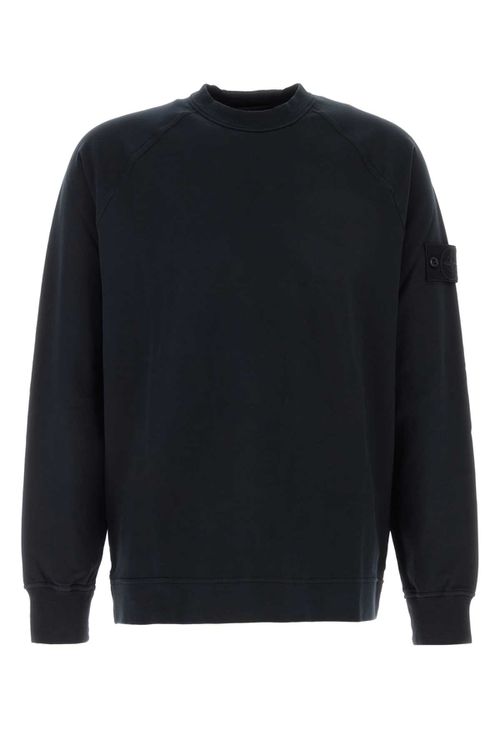 Midnight Blue Stretch Cotton T-shirt