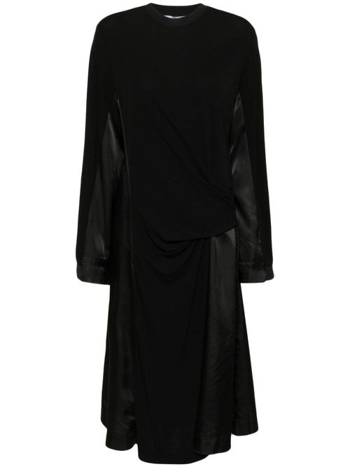 Panelled dress - Black