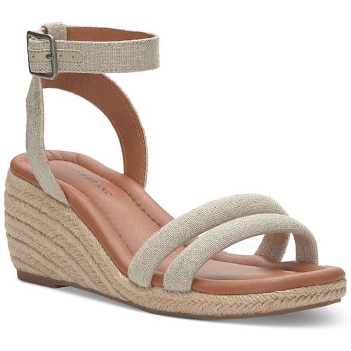 Nasli Womens Open Toe Ankle Strap Wedge Sandals