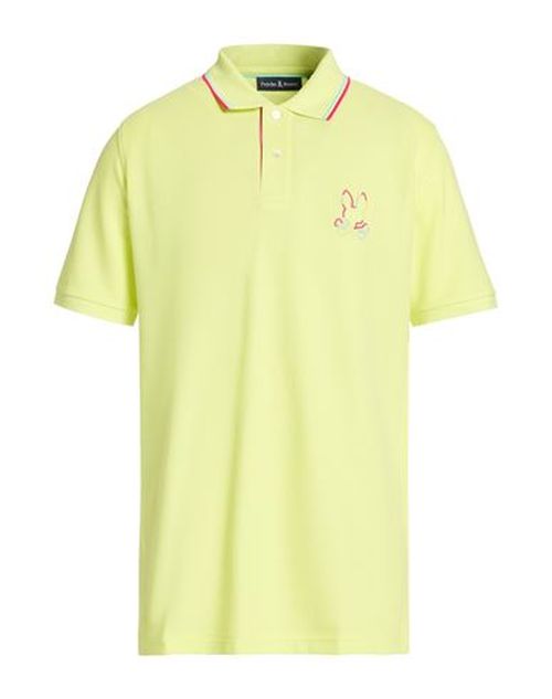 Man Polo shirt Lime green Size 42 Pima Cotton