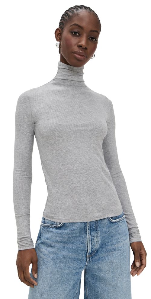 The Tony Long Sleeve Top Heather Grey