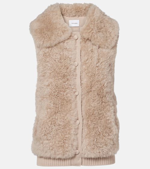 Shearling vest