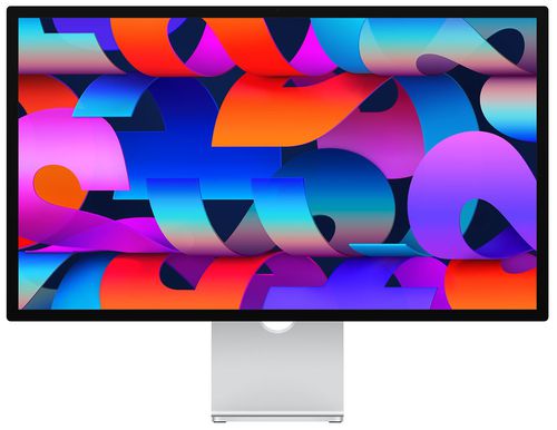 Studio Display Computer Monitor 27-Inch 5K Retina Nano-Texture Glass with Tilt Stand in Silver