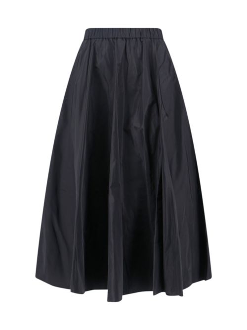 Sleek 100% Polyester Midi Skirt for Women