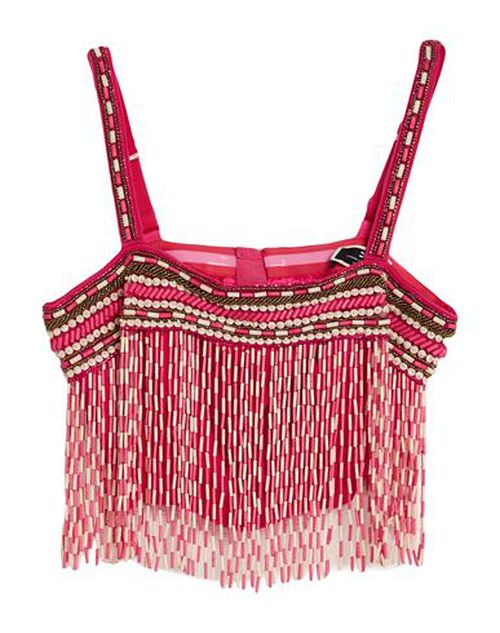 Woman Top Fuchsia Size 2 Polyamide, Elastane