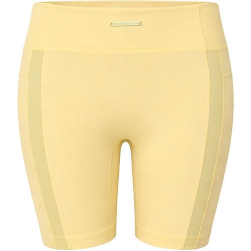 Gymshark Whitney Mesh Womens Yellow Cycling Shorts - Sma