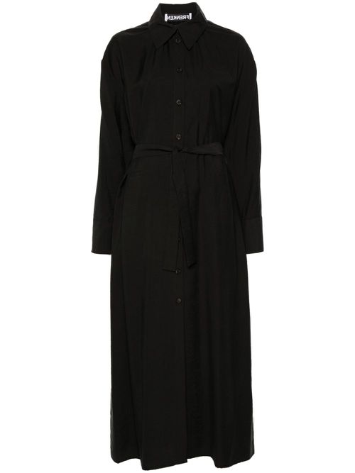 Parachute shirt dress - Black