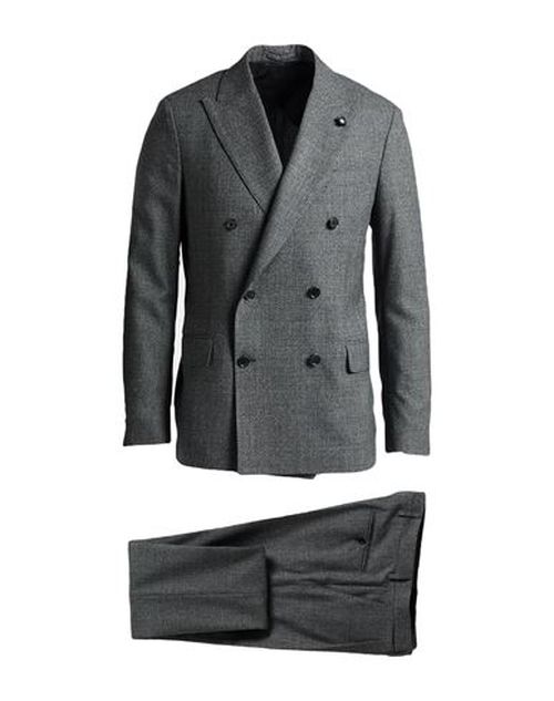 Man Suit Lead Size 40 Wool, Elastane