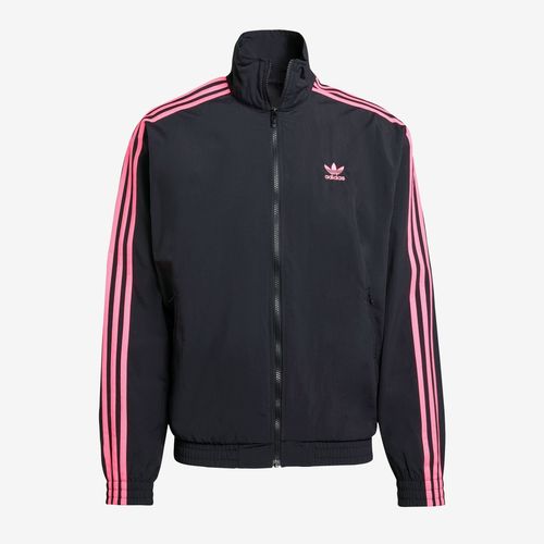 Adidas Firebird Adicolor Woven Track Top - black/lucid pink - unisex