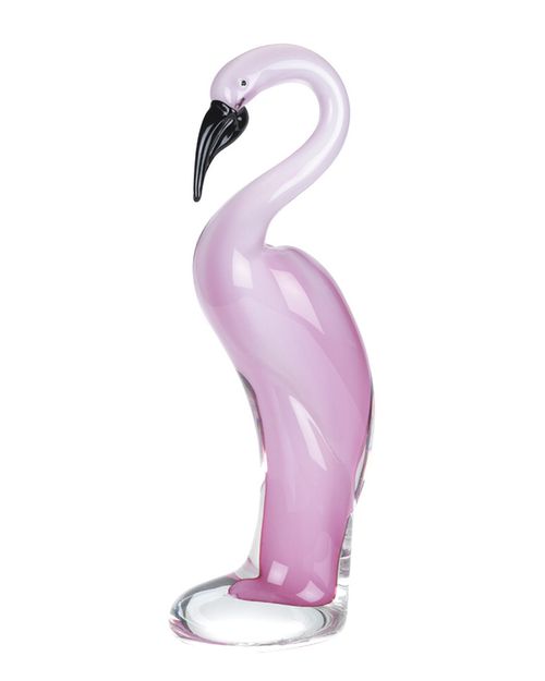 Murano Style Art Glass Pink Flamingo