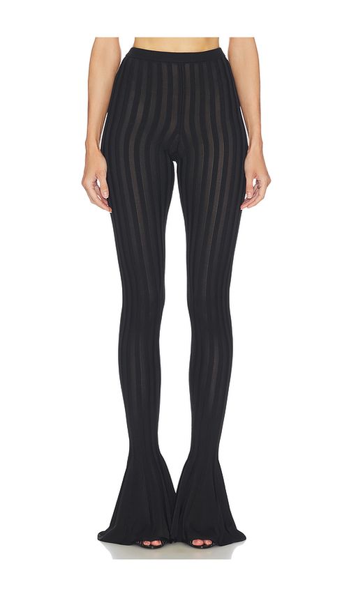 Helsa Kayleigh Flared Pant in Black. XL. Also in