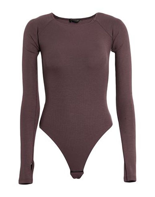 Woman Bodysuit Plum Size XS Viscose, Elastane