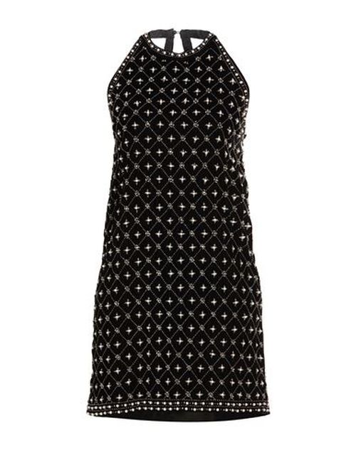Woman Mini dress Black Size 10 Polyester