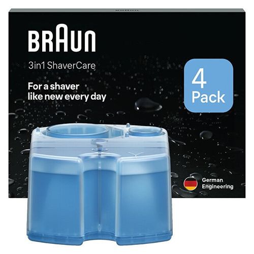 Braun CCR Refill LemonFresh replacement cartridges for the cleaning station with Lemon fragrance Fresh 4 piece