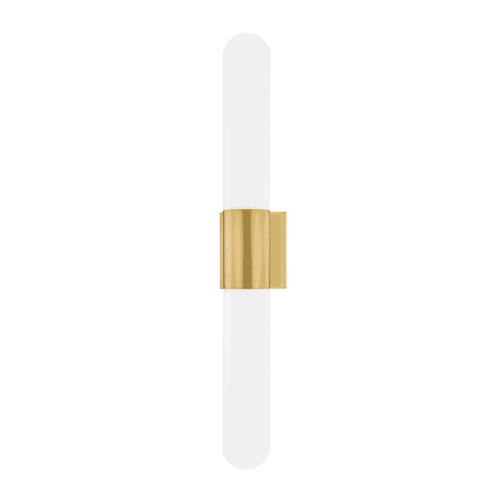 Carlin 2-Light Wall Sconce in Aged Bra