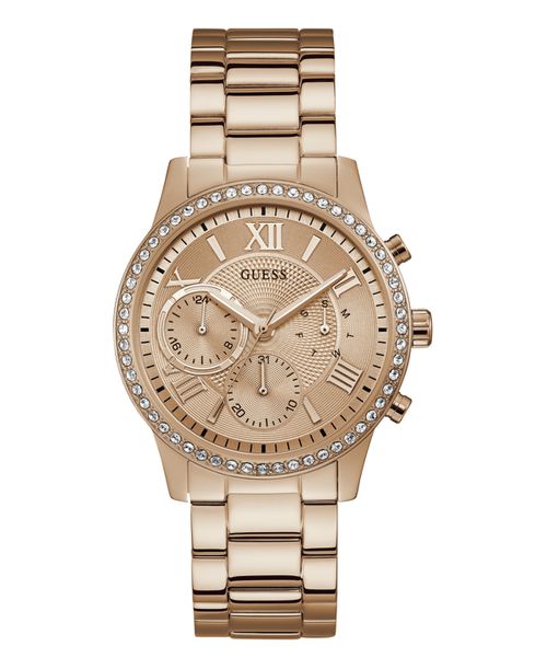Women's Multi-function Rose Gold Tone Stainless Steel Watch 40 mm - Rose Gold