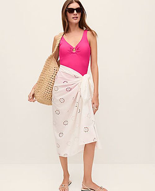 Ann Taylor Eyelet Sarong
