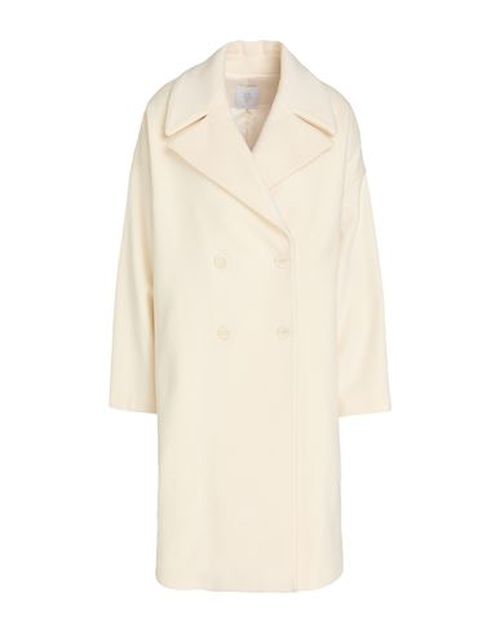 Woman Coat Cream Size 0 Wool