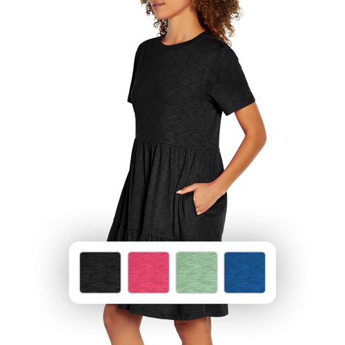 chinese dress ladies GAP Womens Short Sleeve Splitneck Midi Dress Black XS at Amazon Women's  Clothing store main image 1