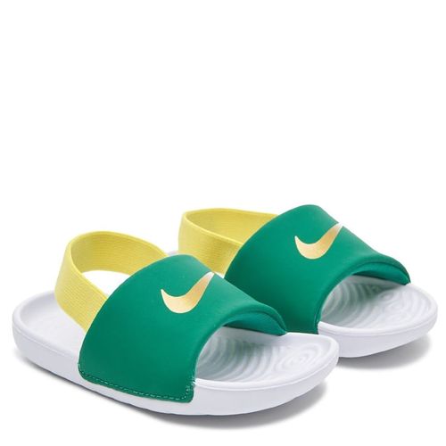 Kids' Kawa Slide Sandal Baby/Toddler Sandals (GREEN/YELLOW)