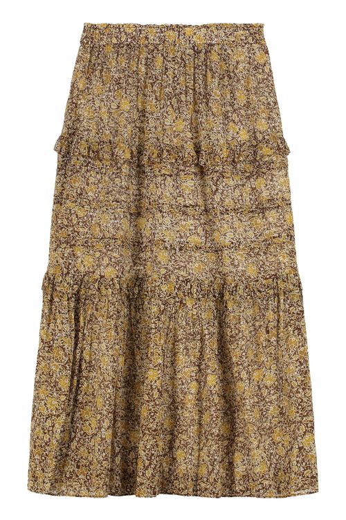 Marant étoile Floral Print Long Skirt